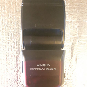 [정상 작동]미놀타 프로그램 3500xi (스피드라이트)플래시 Minolta program 필름카메라 디지털카메라 이미지
