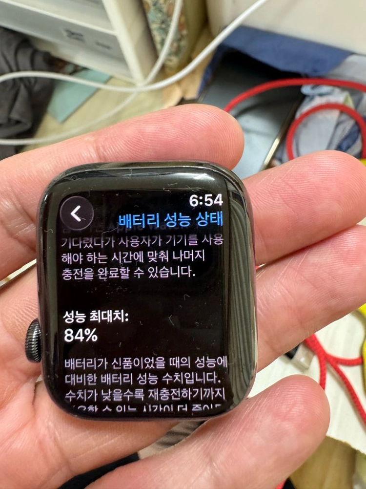 애플워치8 45mm 스테인리스 셀룰러 + 밀레니루즈 이미지