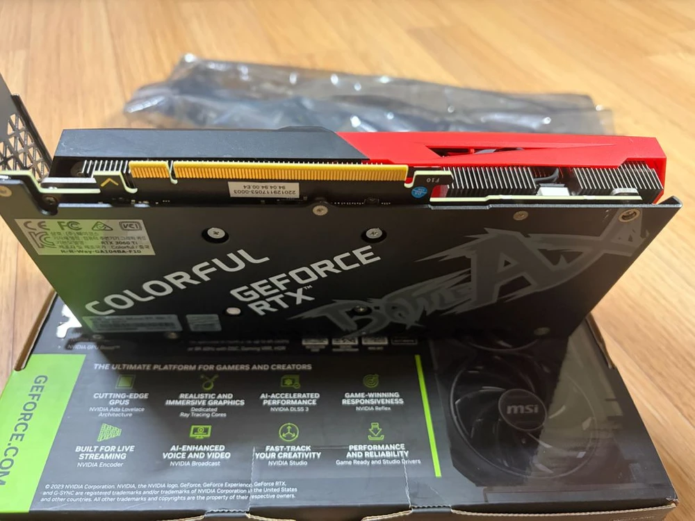 Colorful GeForce Rtx 3060 ti nb duo g6x-v 이미지