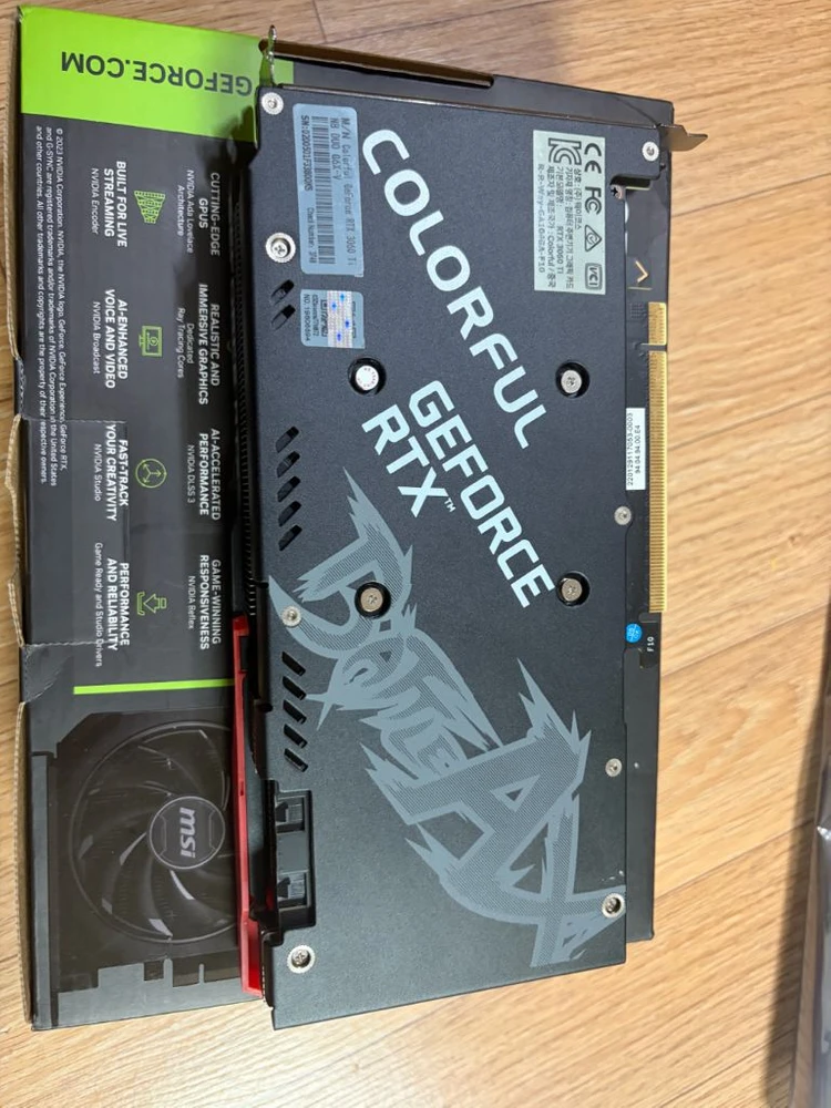Colorful GeForce Rtx 3060 ti nb duo g6x-v 이미지