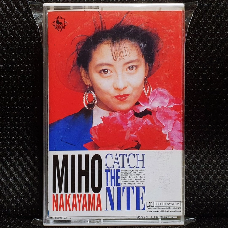 나카야마 미호 CATCH THE NITE 카세트 테이프 이미지