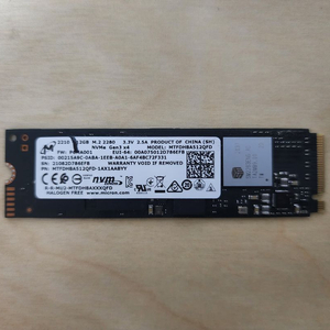 마이크론 2210 NVME M.2 SSD 512GB (2280) 컨디션 좋습니다. 이미지