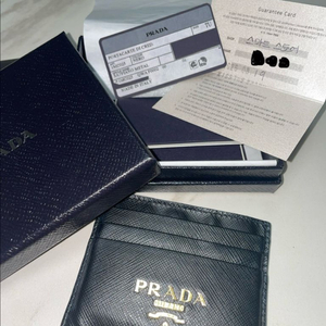 PRADA 프라다 사피아노 메탈로고 카드지갑 이미지