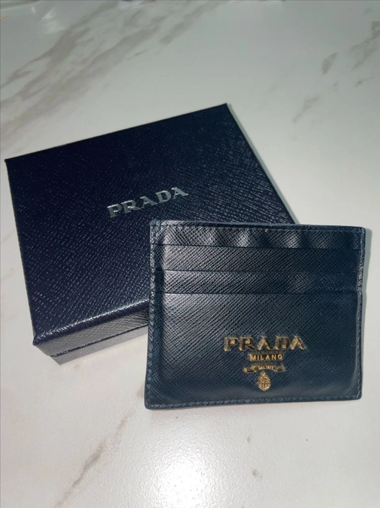 PRADA 프라다 사피아노 메탈로고 카드지갑 이미지