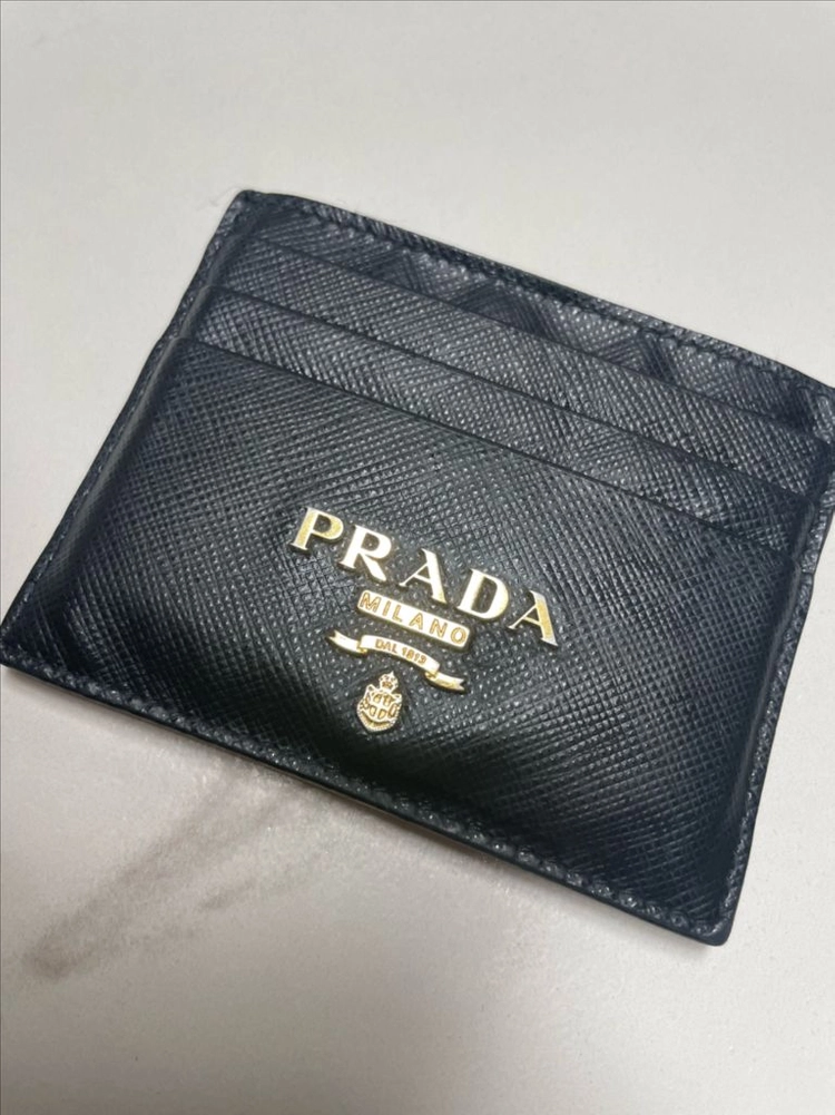 PRADA 프라다 사피아노 메탈로고 카드지갑 이미지