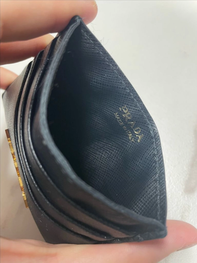 PRADA 프라다 사피아노 메탈로고 카드지갑 이미지