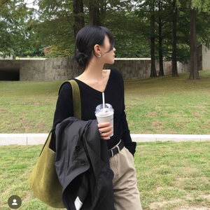 더릴 애프터 스웨이드 버킷백 새상품 이미지