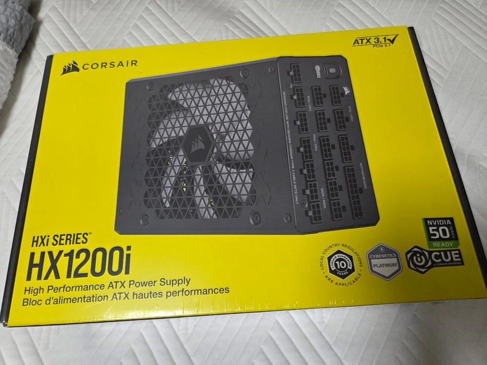 Corsair 커세어 HX1200I ATX3.1 플래티넘 새제품 - 안심되는 중고거래