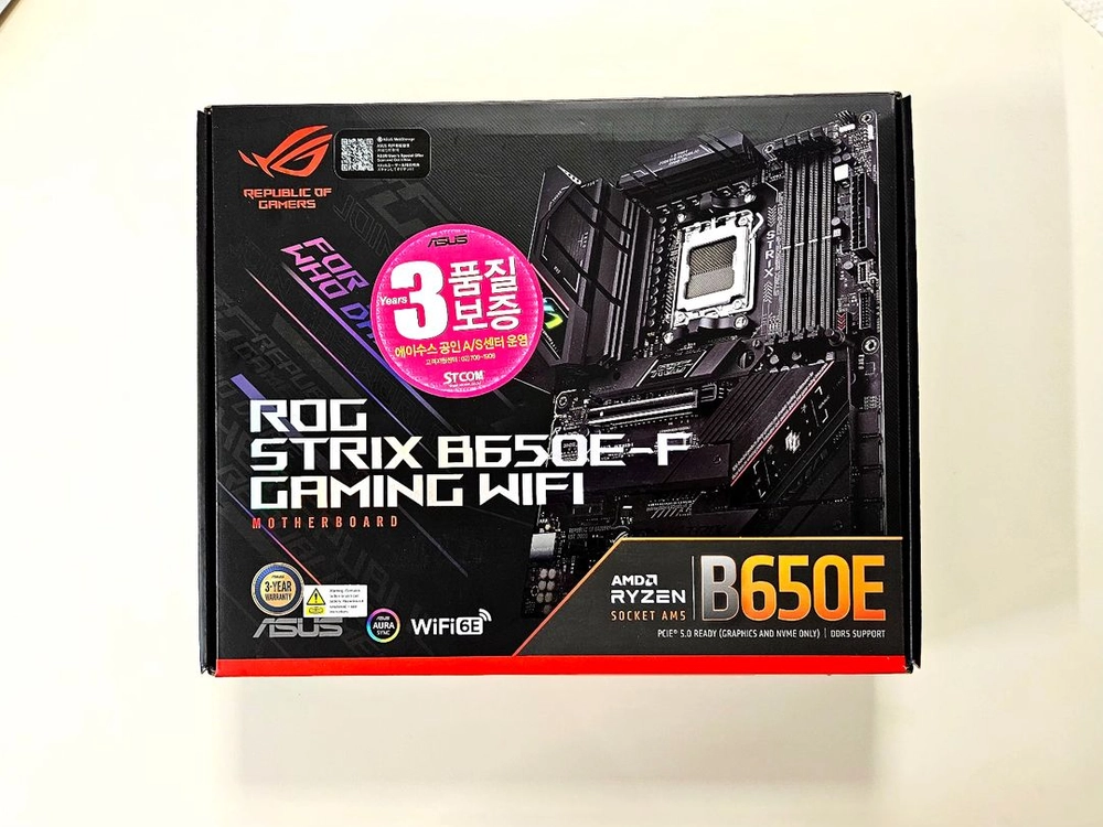라이젠5 7600 +로그스트릭스 B650E 메인보드 세트 각개가능 무료배송 이미지