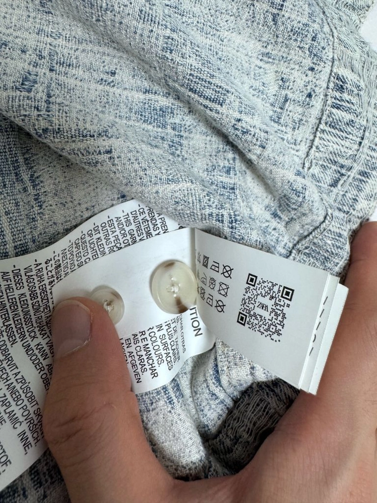 자라 데님 자카드 자켓 이미지