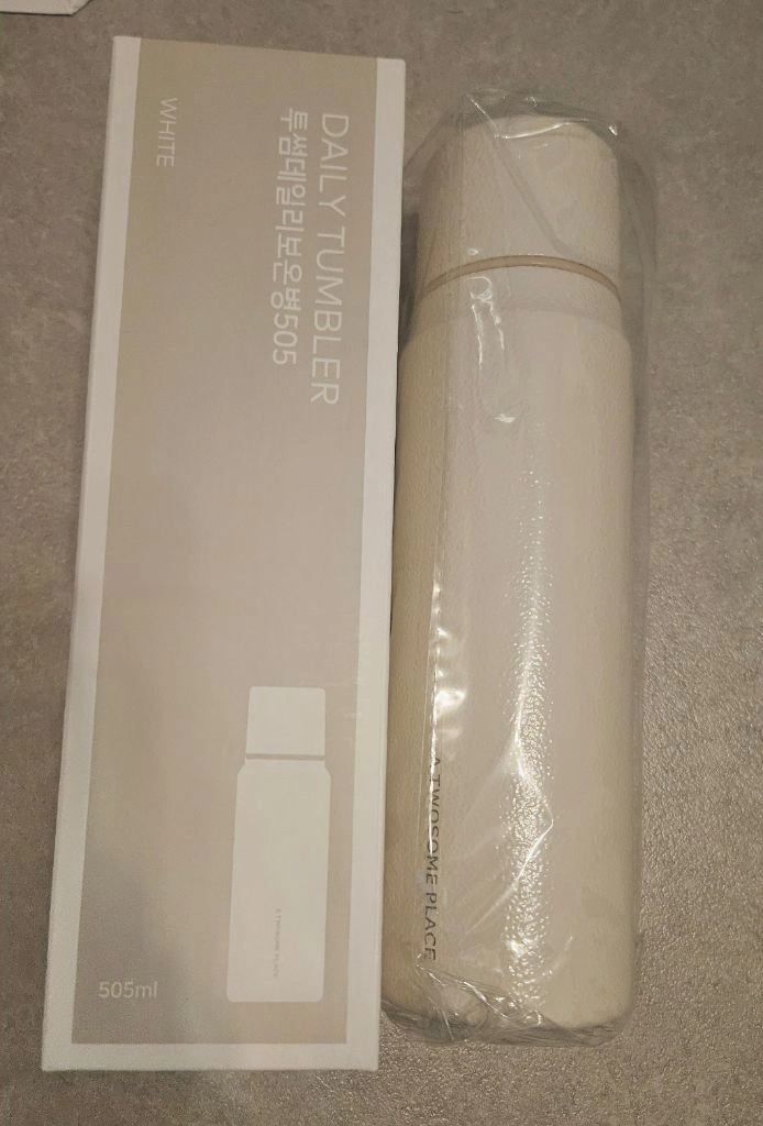 투썸플레이스 투썸데일리보온병 505ml (화이트) 새상품 이미지