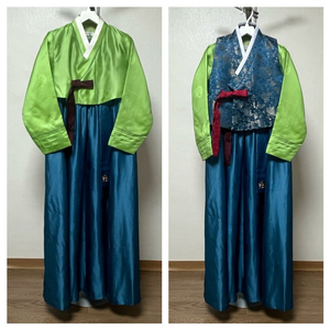 고급 맞춤 여성한복 + 배자 세트 / 상태 매우 좋음 이미지