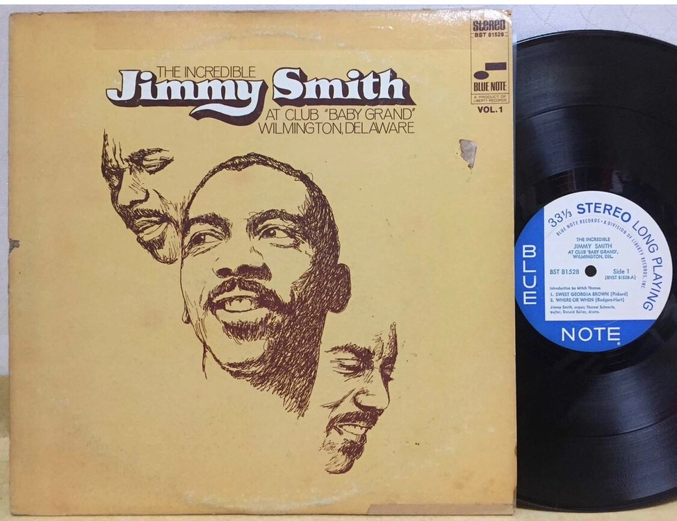 LP ; jimmy smith - at club baby grand wilmingon 지미 스미스 재즈 엘피 이미지