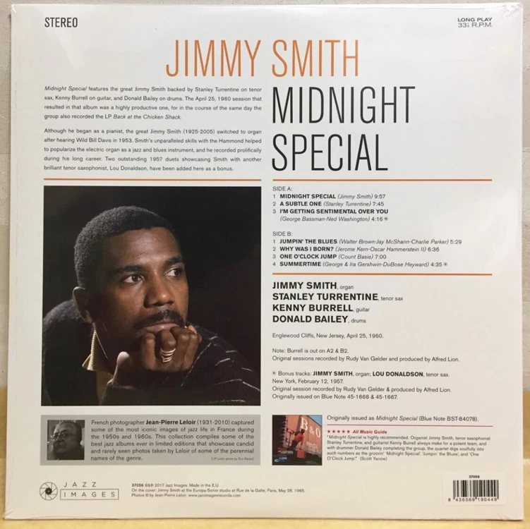 LP ; jimmy smith - midnight special 지미 스미스 재즈 명반 jazz 이미지
