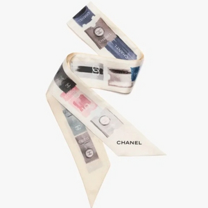 샤넬 트윌리 방도 스카프 에크루/라이트베이지/멀티컬러 이미지