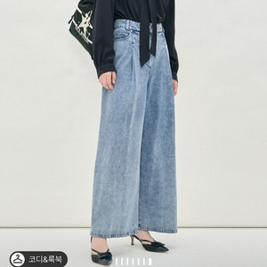 마인 원턱 워시드 데님 팬츠 66 랑방 타임 더캐시미어 시스템 오브제 sjsj 이미지