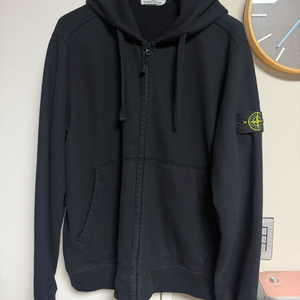 [3XL] 스톤아일랜드 블랙 후드 집업 이미지