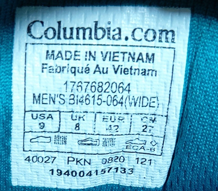 컬럼비아 도라도 CVO PFG 낚시/보트슈즈 270mm(와이드) 이미지