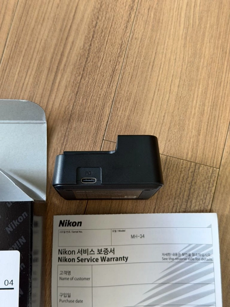 니콘 MH-34 USB-C타입 배터리 충전기 이미지