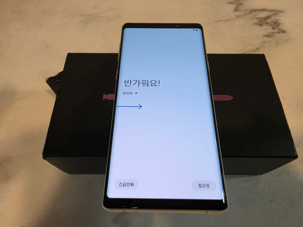 [휴대폰] 삼성 갤럭시노트9 128GB 화이트 공기계 SS급 (박스 및 악세사리 포함) 이미지