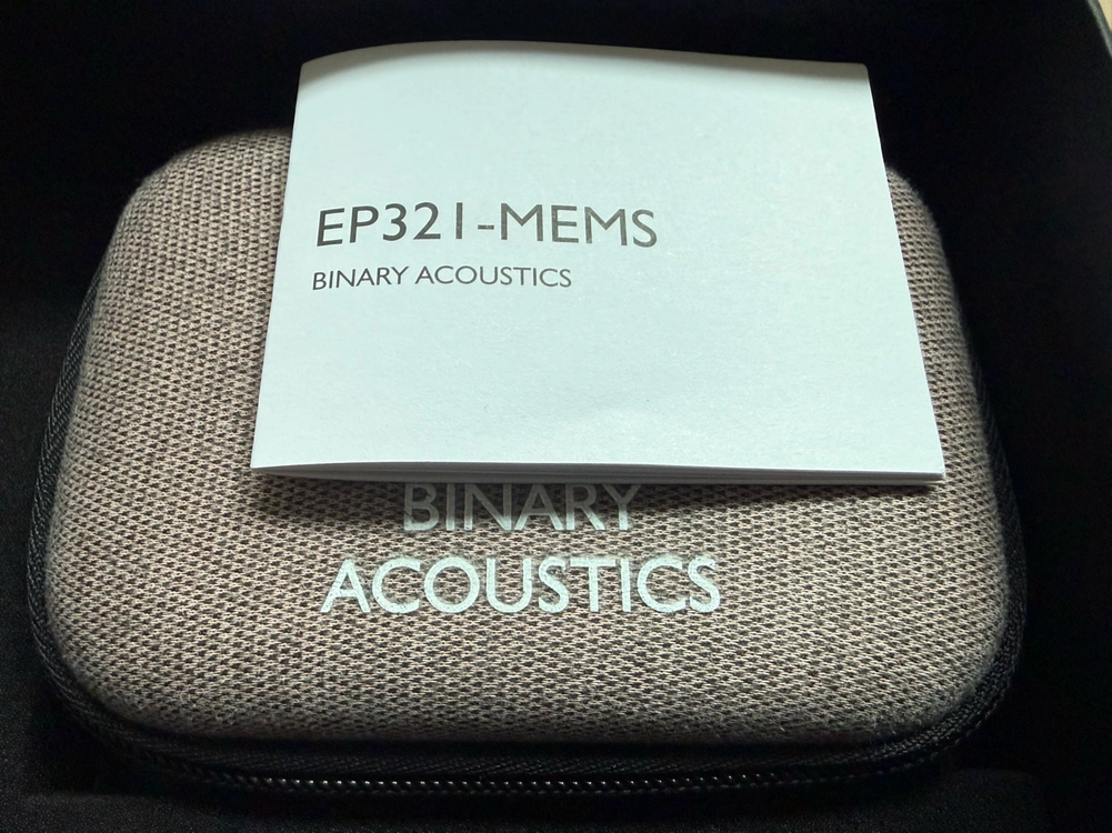 어쿠스틱 바이너리 EP321 MEMS 이어폰 - 안심되는 중고거래