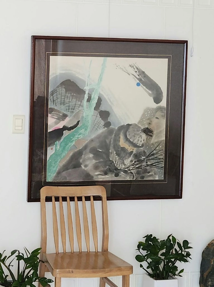 (국전대상 유명작가)사석원 진품그림 이미지