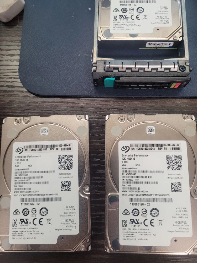 하이퍼포먼스 SAS 2.5 HDD 1.8TB 10K 12Gbs 이미지