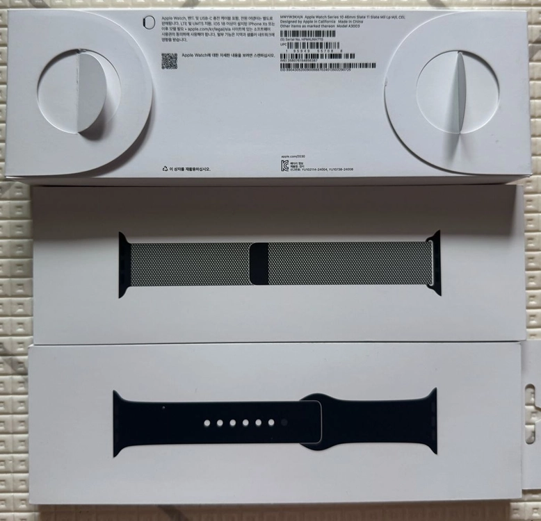 애플워치10 46mm 티타늄 슬레이트(GPS+Celluar) 이미지