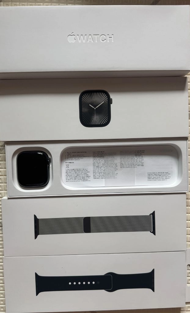 애플워치10 46mm 티타늄 슬레이트(GPS+Celluar) 이미지