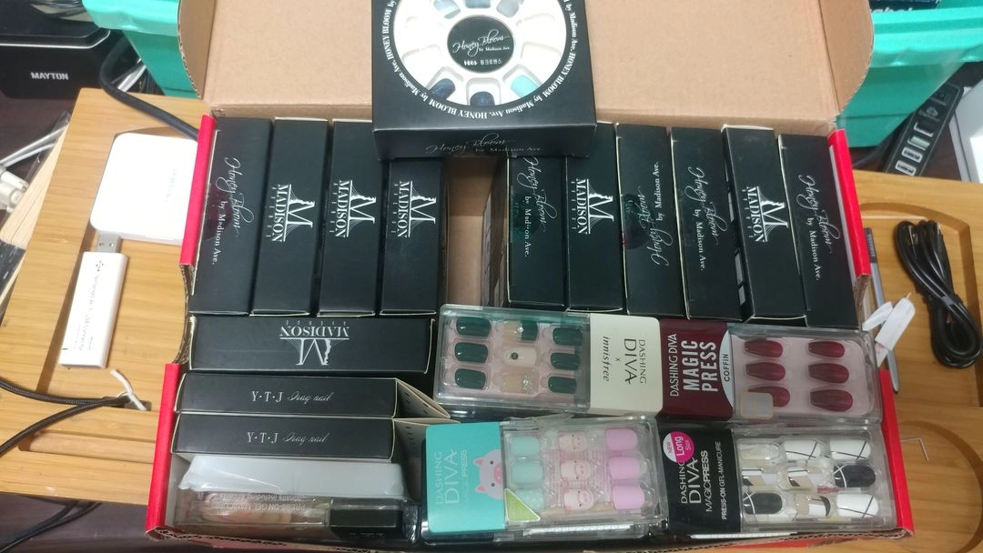 네일 아트 네일 팁 일괄 이미지