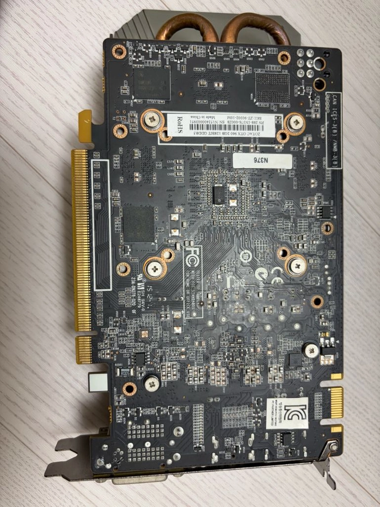조텍 그래픽카드 GTX 960 2GB 이미지