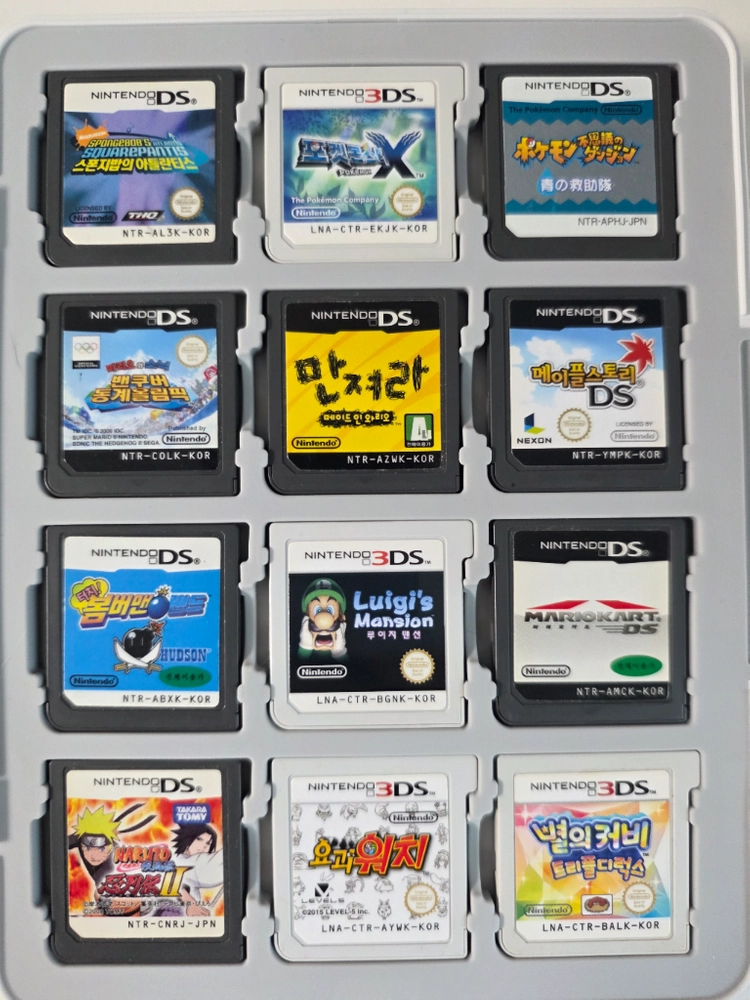 닌텐도ds,3ds 포켓몬스터,루이지맨션,봄버맨,메이플 인기게임칩, 알칩 판매 - 안심되는 중고거래