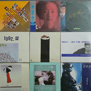 가요 초반 미개봉 LP 9매 이미지
