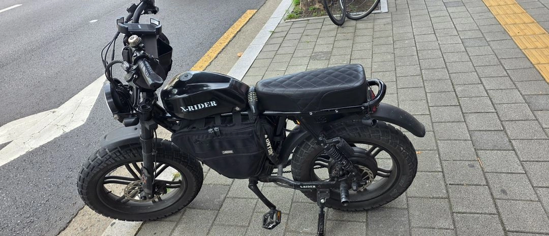 X-RIDER 엑스라이더 터보 프로 전기자전거 블랙 듀얼배터리 60v 55ah 2000w - 안심되는 중고거래