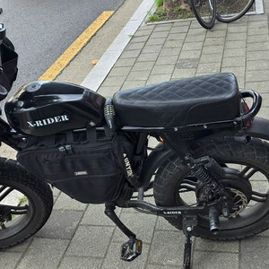X-RIDER 엑스라이더 터보 프로 전기자전거 블랙 듀얼배터리 60v 55ah 2000w 이미지