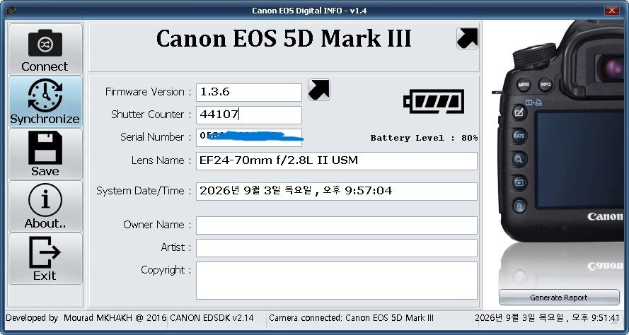 캐논 5D Mark III 오막삼 + EF 24-70 F2.8L II 신계륵 + 580EX II + 무선동조기 일괄 이미지