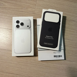 아이폰 17프로 256GB 실버 자급제 (배터리100% 사이클 12회 새제품급) 이미지