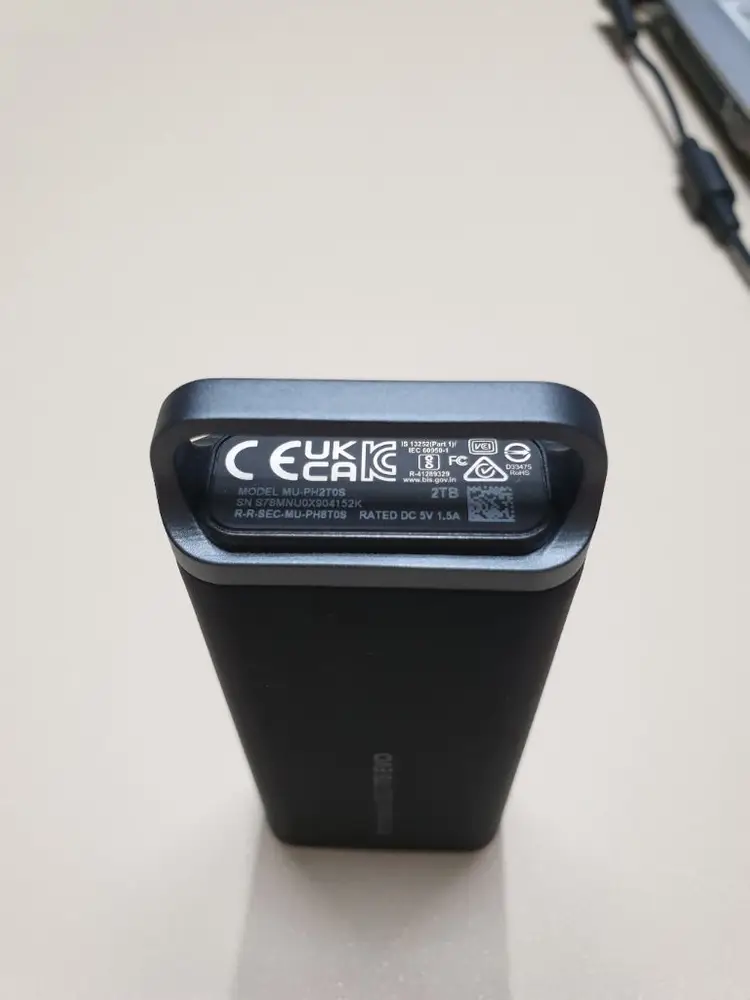 삼성전자 포터블 외장SSD T5 EVO 2TB 이미지