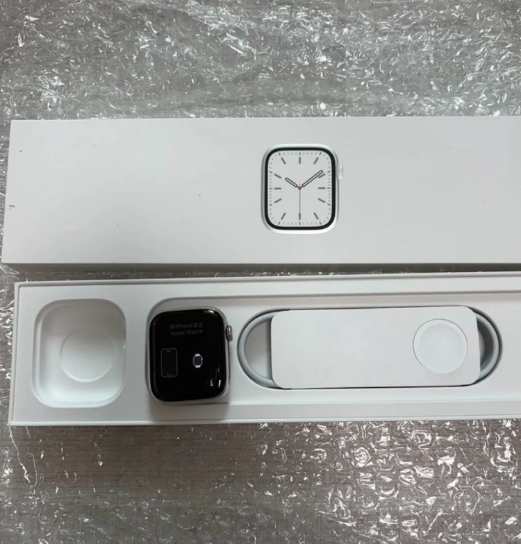 애플워치 시리즈 7 스테인리스 45mm GPS+Cellular 이미지