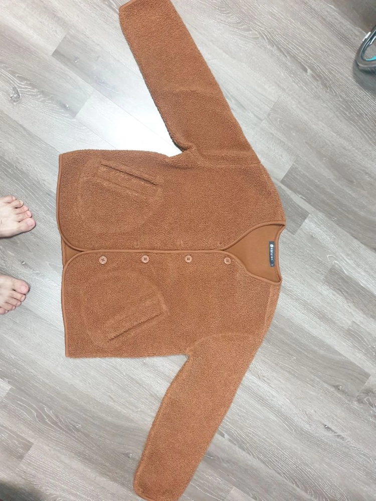 행텐 여성 뽀글이 가디건 M 이미지