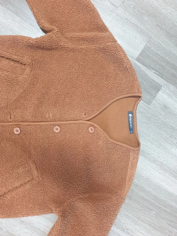 행텐 여성 뽀글이 가디건 M 이미지