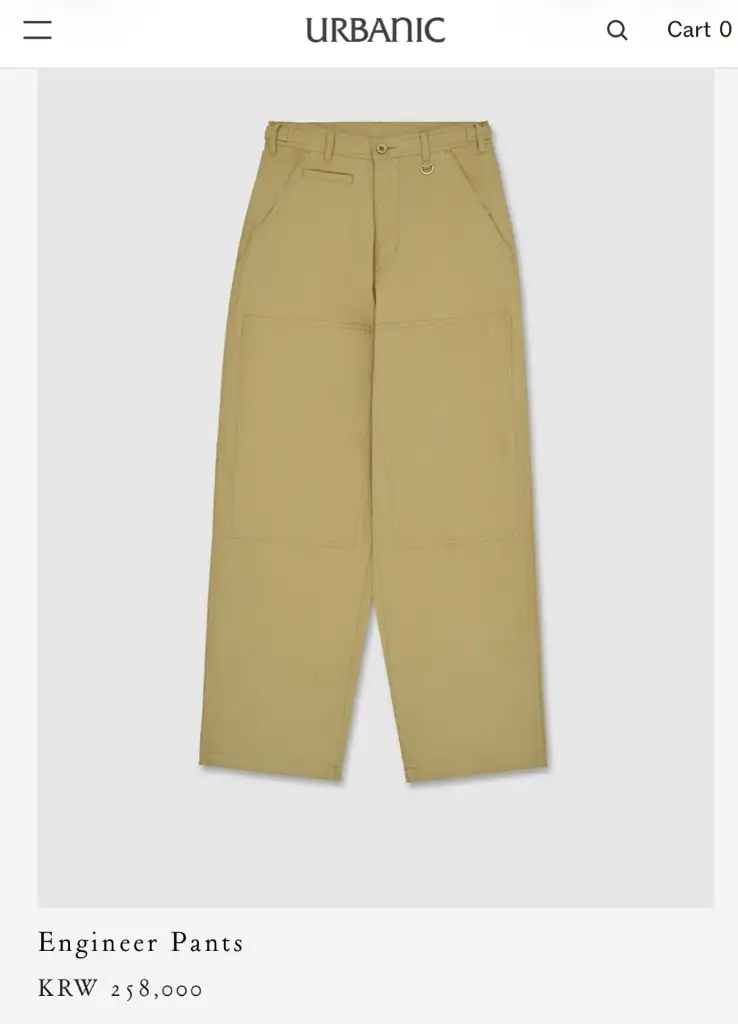 얼바닉 urbanic30 Engineer Pants 카키베이지xs - 안심되는 중고거래