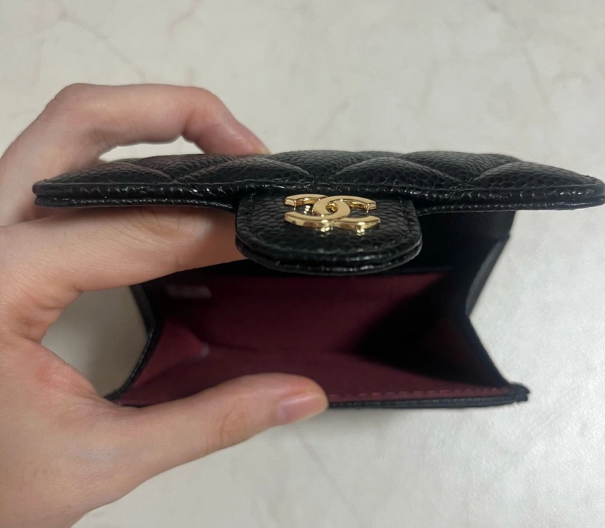 샤넬 클래식 카드 홀더 블랙 금장(클똑) 이미지