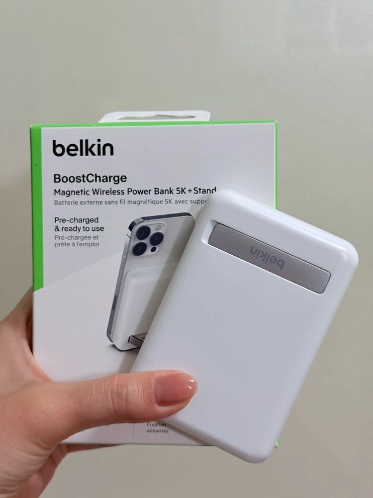 벨킨 맥세이프 보조배터리 5000mAh, 화이트 이미지