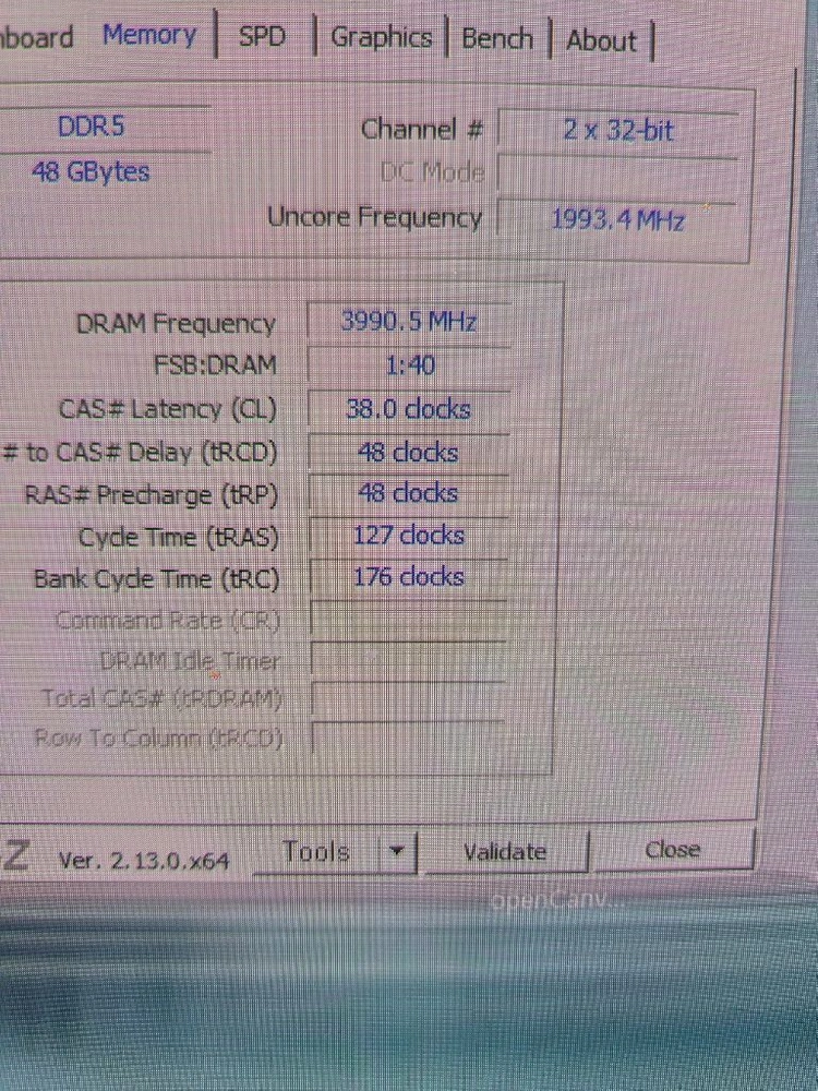 킹뱅크 kingbank ddr5 24gb x 2 48gb 8000hz 38cl 팝니다 이미지