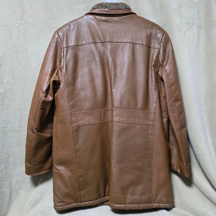 가죽 퍼 무스탕 가죽자켓리차드영천연가죽 100% XL(105)가죽 코트 이미지