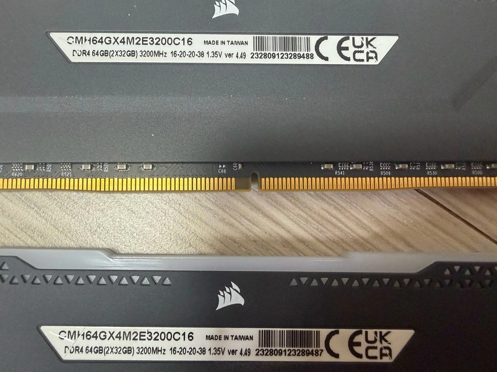 커세어 DDR4 64GB메모리 팝니다. 이미지