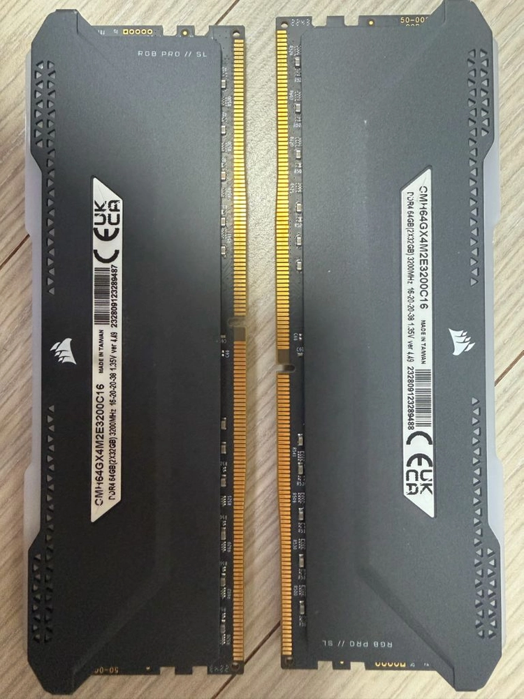 커세어 DDR4 64GB메모리 팝니다. 이미지