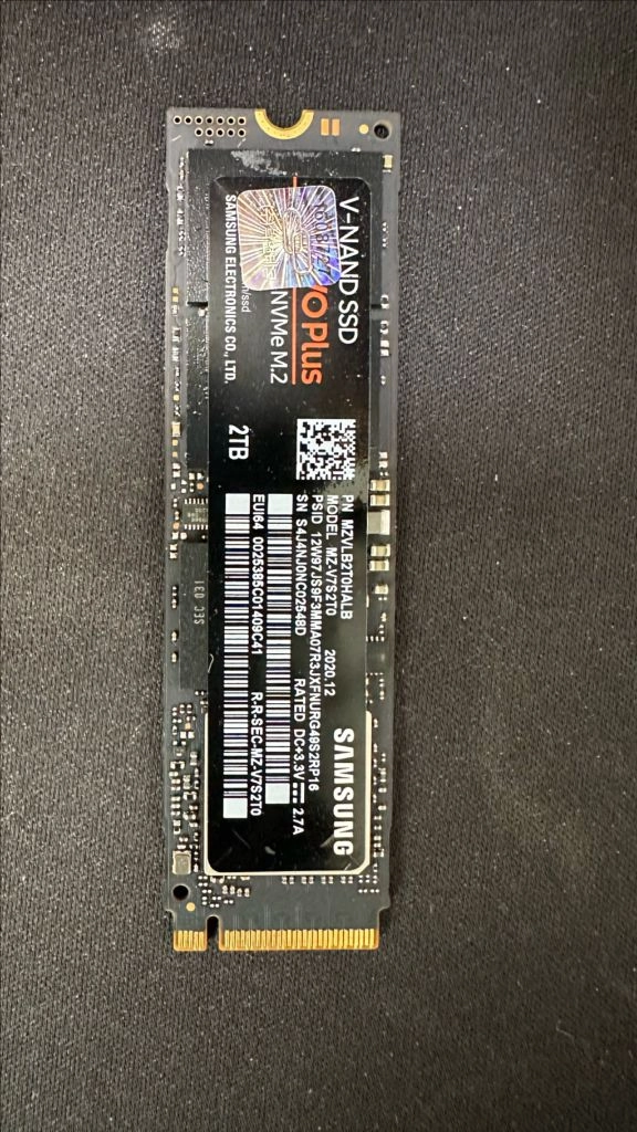 삼성 970 EVO Plus 2TB NVMe M.2 SSD 이미지