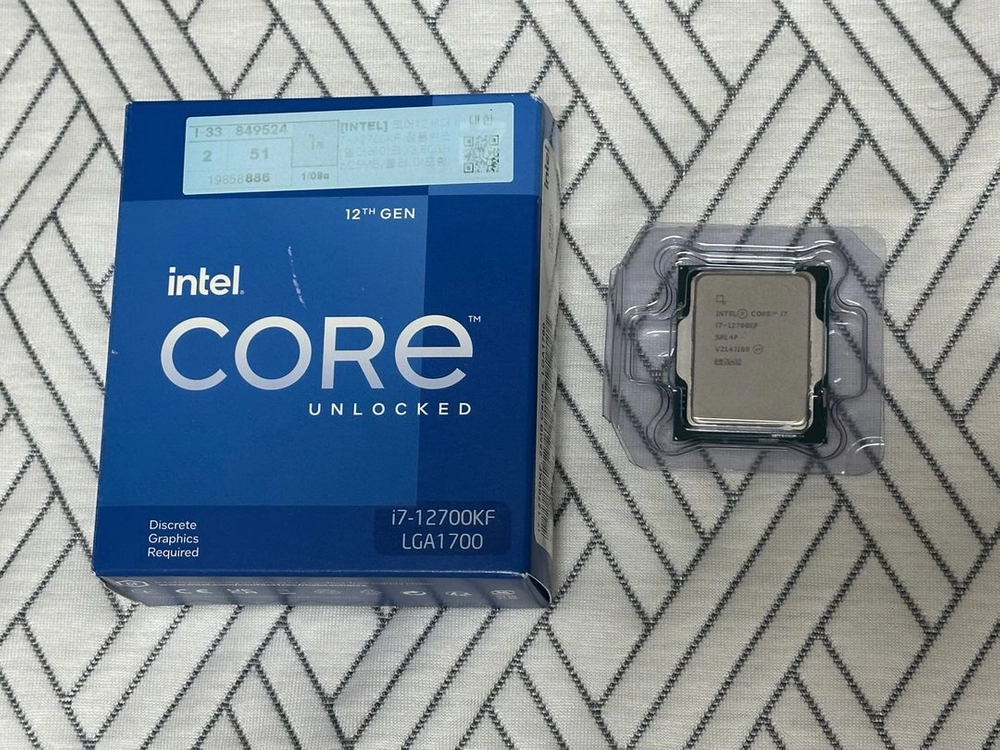 인텔 i7-12700KF 정품 박스 판매합니다 - 안심되는 중고거래